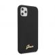 Guess Hard Silicone Case - силиконов (TPU) калъф за iPhone 11 Pro (черен) 2