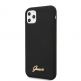 Guess Hard Silicone Case - силиконов (TPU) калъф за iPhone 11 Pro (черен) 5