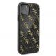 Guess 4G Double Layer Glitter Case - дизайнерски кейс с висока защита за iPhone 11 Pro (черен) 5