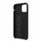 BMW Signature Silicone Hard Case - твърд силиконов кейс за iPhone 11 (черен) 2