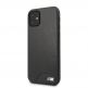 BMW M Collection Hard Case - кожен (естествена кожа) кейс за iPhone 11 (черен) 4
