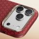 Удароустойчив кевларен кейс с MagSafe за iPhone 18 Pro, iPhone 17 Pro - Benks Magnetic ArmorGrid Kevlar Case Metal Frame Case 600D (червен) 14