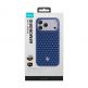 Удароустойчив кевларен кейс с MagSafe за iPhone 18 Pro, iPhone 17 Pro - Benks Magnetic Armor Pro ArmorGrid Kevlar Metal Frame Case 600D (син) 10