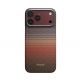  Кевларен кейс с MagSafe за iPhone 18 Pro Max, iPhone 17 Pro Max - Pitaka Edge Ultra-Slim Sunset Moonrise Aramid Fiber Case