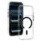  Хибриден удароустойчив кейс с MagSafe за iPhone 18 Pro Max, iPhone 17 Pro Max - Liavec Pure Crystal Case (прозрачен-черен) 1