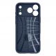 Удароустойчив силиконов (TPU) калъф за iPhone 18 Pro, iPhone 17 Pro  - Spigen Liquid Air Case (тъмносин) 2