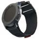 Urban Armor Gear Active Watch Strap - изключително здрава текстилна каишка за Samsung Galaxy Watch 46 мм (черен) 4