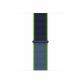 Apple Neon Lime Sport Loop - оригинална текстилна каишка за Apple Watch 42мм, 44мм (син-зелен) 1
