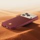 Удароустойчив кевларен кейс с MagSafe за iPhone 18 Pro, iPhone 17 Pro - Benks Magnetic Armor Pro Armor Grid Kevlar Metal Frame 600D Camera Control Button Case (red) 4
