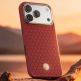 Удароустойчив кевларен кейс с MagSafe за iPhone 18 Pro, iPhone 17 Pro - Benks Magnetic Armor Pro Armor Grid Kevlar Metal Frame 600D Camera Control Button Case (red) 7