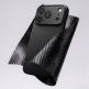 Кевларен кейс с MagSafe за iPhone 18 Pro - AmazingThing Titan Max Aramid Fiber with Camera Cover MagSafe Case (черен) 7