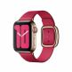 Apple Modern Buckle Band Large - оригинална кожена каишка за Apple Watch 38мм, 40мм (тъмнорозов) 1