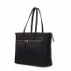 Knomo Mayfair Grosvenor Place Tote bag - луксозна дамска чанта за преносими компютри до 14 инча (черен)  2