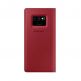 Samsung Leather View Cover EF-WN960LREGWW - оригинален кожен калъф (естествена кожа) за Samsung Galaxy Note 9 (червен) 1
