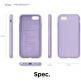 Elago Silicone Case - качествен силиконов (TPU) калъф за iPhone SE (2020), iPhone 8, iPhone 7 (лилав) 7