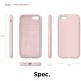 Elago Silicone Case - качествен силиконов (TPU) калъф за iPhone SE (2020), iPhone 8, iPhone 7 (розов) 7