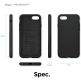 Elago Silicone Case - качествен силиконов (TPU) калъф за iPhone SE (2020), iPhone 8, iPhone 7 (черен) 7