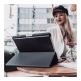 4smarts Flip Case DailyBiz - кожен калъф с магнитно захващане за iPad Pro 12.9 (2018) (черен) 4