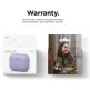Elago Airpods Original Basic Silicone Case - силиконов калъф за Apple Airpods Pro (лилав-сив) 7