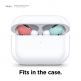 Elago Airpods Pro Secure Fit - антибактериални силиконови калъфчета за Apple Airpods Pro (4 броя) (червен-син) 1