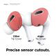 Elago Airpods Pro Secure Fit - антибактериални силиконови калъфчета за Apple Airpods Pro (4 броя) (червен-син) 2