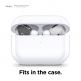 Elago Airpods Pro Secure Fit - антибактериални силиконови калъфчета за Apple Airpods Pro (4 броя) (бял-сив) 1
