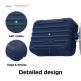 Elago AirPods Pro Suitcase - удароустойчив силиконов калъф с карабинер за Apple Airpods Pro (тъмносин) 4