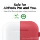 Elago Airpods Original Hang Silicone Case - силиконов калъф с карабинер за Apple Airpods Pro (червен) 2
