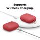 Elago Airpods Original Hang Silicone Case - силиконов калъф с карабинер за Apple Airpods Pro (червен) 5