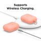 Elago Airpods Original Hang Silicone Case - силиконов калъф с карабинер за Apple Airpods Pro (оранжев) 5