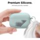 Elago Airpods Pro Liquid Hybrid Hang Case - твърд силиконов кейс с карабинер за Apple Airpods Pro (светлосин) 5