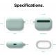 Elago Airpods Pro Liquid Hybrid Hang Case - твърд силиконов кейс с карабинер за Apple Airpods Pro (светлосин) 6