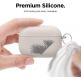 Elago Airpods Pro Liquid Hybrid Hang Case - твърд силиконов кейс с карабинер за Apple Airpods Pro (сив) 2
