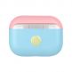 SwitchEasy Colors Duo Caps Case - силиконов калъф за Apple Airpods Pro (светлосин-розов) 4