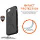 Urban Armor Gear Civilian - удароустойчив хибриден кейс за iPhone SE (2020), iPhone 8, iPhone 7 (черен) 4