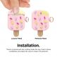 Elago Airpods Ice Cream Design Silicone Case - силиконов калъф с карабинер за Apple Airpods и Apple Airpods 2 (розов)  6
