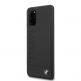 BMW Signature Genuine Leather Soft Case - кожен кейс (естествена кожа) за Samsung Galaxy S20 Plus (черен) 1