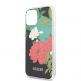 Guess Flower Collection Case 01 - дизайнерски кейс с висока защита за iPhone 11 Pro Max (черен) 2