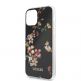 Guess Flower Collection Case 04 - дизайнерски кейс с висока защита за iPhone 11 Pro Max (черен) 2