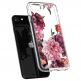 Spigen Ciel Rose Floral Case - дизайнерски удароустойчив кейс за iPhone SE (2020), iPhone 8, iPhone 7 (прозрачен) 2