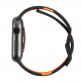 Urban Armor Gear Civilian Strap - изключително здрава силиконова каишка за Apple Watch 42мм, 44мм (черен) 2