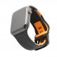 Urban Armor Gear Civilian Strap - изключително здрава силиконова каишка за Apple Watch 42мм, 44мм (черен) 3