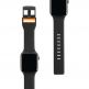 Urban Armor Gear Civilian Strap - изключително здрава силиконова каишка за Apple Watch 42мм, 44мм (черен) 5