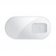 Baseus Simple Pro 2in1 Wireless Charger (WXJK-C02) - двойна поставка (пад) с Fast Charge технология за безжично зареждане за Qi съвместими устройства и Apple Airpods Pro (бял) 3