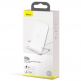 Baseus Rib Wireless Charger (WXPG-02) - поставка (пад) за безжично зареждане с технология за бързо зареждане за Qi съвместими устройства (бял) 7