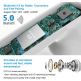 TeckNet EWE01012WA01 TWS Earphones - безжични блутут слушалки с кейс за мобилни устройства (бял) 6