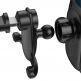 Baseus Milky Way Wireless Charger Car Vent Mount - поставка за радиатора на кола с безжично зареждане за Qi съвместими смартфони (сребрист) 3