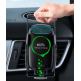 Baseus Milky Way Wireless Charger Car Vent Mount - поставка за радиатора на кола с безжично зареждане за Qi съвместими смартфони (сребрист) 9