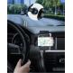 Baseus Milky Way Wireless Charger Car Vent Mount - поставка за радиатора на кола с безжично зареждане за Qi съвместими смартфони (черен) 13
