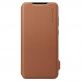Spigen Ciel Wallet Leather Case - дизайнерски кожен калъф за Samsung Galaxy S20 Ultra (кафяв) 6